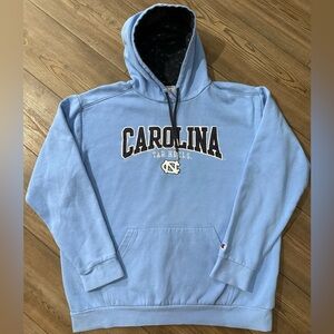 Champion Carolina Tar Heels Hoodie Light Blue NCAA Pullover Men’s XL